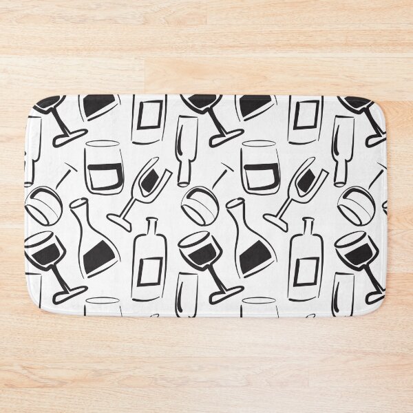 Item preview, Wine Lovers - Wine Glasses and Wine Bottles designed and sold by whyitsme.