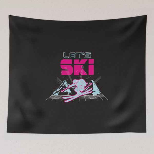 Item preview, Let's Ski as Encouraging saying for all Ski lovers designed and sold by Glorad.