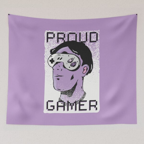 Item preview, Proud Gamer  with a controller as sunglasses designed and sold by FFelder.
