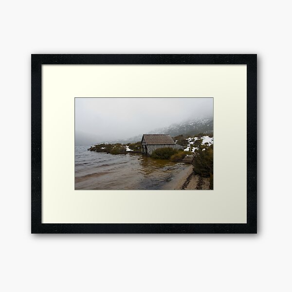 Ready to snow - Dove Lake Cradle Mountain Tasmania Framed Art Print