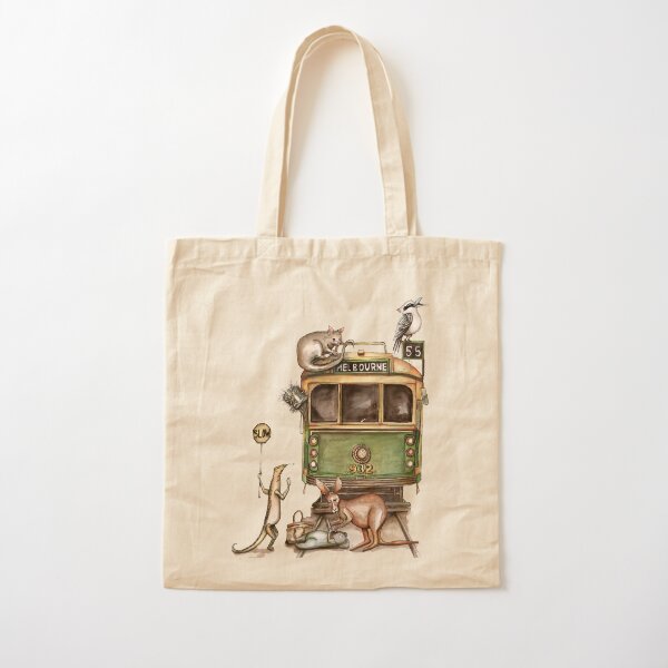 Melbourne tram Cotton Tote Bag