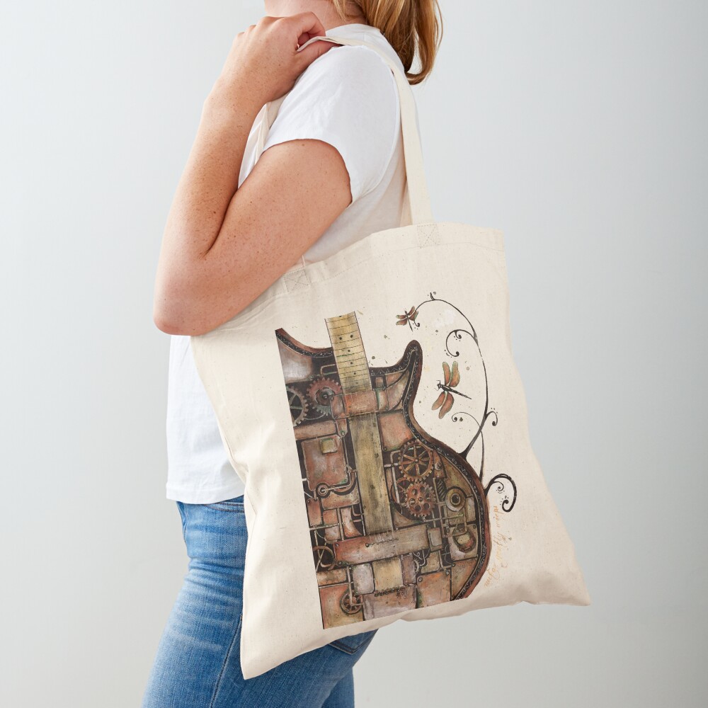 Während meine Gitarre sanft weint Stofftasche