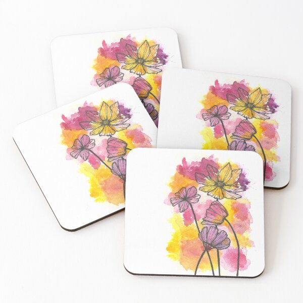Item preview, Meadow Palette Flowers designed and sold by SerenSketches.