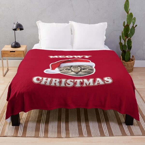 Item preview, Cat Humor - Meowy Christmas designed and sold by AmericanTeeCo.