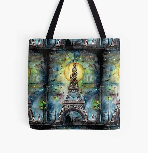 Paris... only light destroys darkness All Over Print Tote Bag