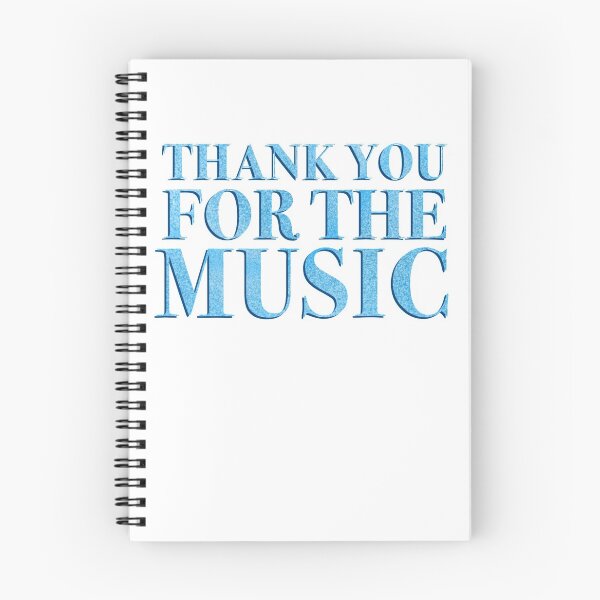 Item preview, Thank you for the music designed and sold by artbyroarie.