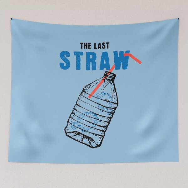 Item preview, The Last Straw Plastic Kills  designed and sold by Maria Garcia.