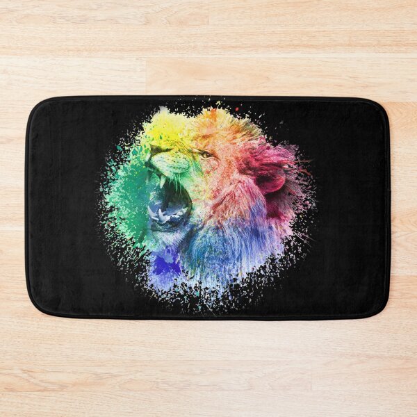 Item preview, Colorful Angry Lion Head designed and sold by anbartshirts.