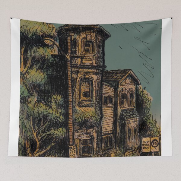 Item preview, Annandale Sketches - Tower house, Johnston Street designed and sold by Joel Tarling.