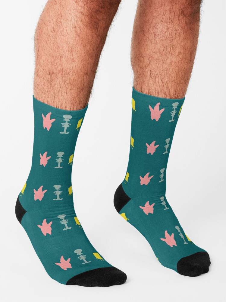 "Bikini Bottom Trio" Socks by kkuehl8 Redbubble