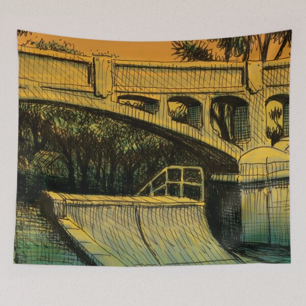 Artikelvorschau, Annandale Sketches - Whites Creek Skatepark entworfen und verkauft von Joel Tarling.