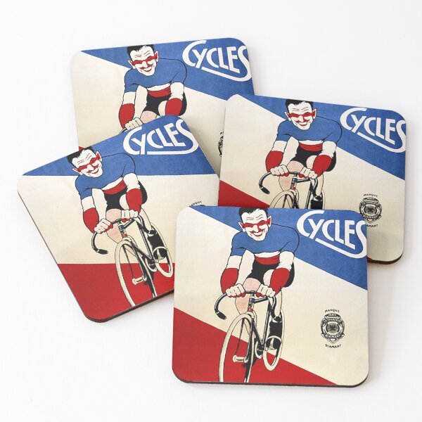 Item preview, French Cycles Vintage France Bicycle ad designed and sold by Glimmersmith.