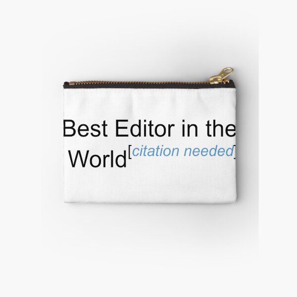 Item preview, Best Editor in the World - Citation Needed! designed and sold by lyricalshirts.