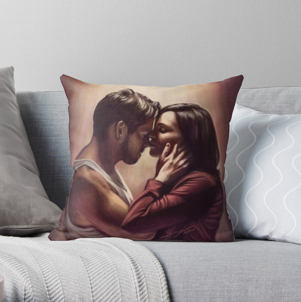 Outlaw Queen Nose Kiss Throw Pillow