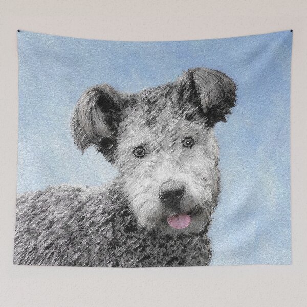 Item preview, Pumi Painting - Cute Original Dog Art designed and sold by alpendesigns.
