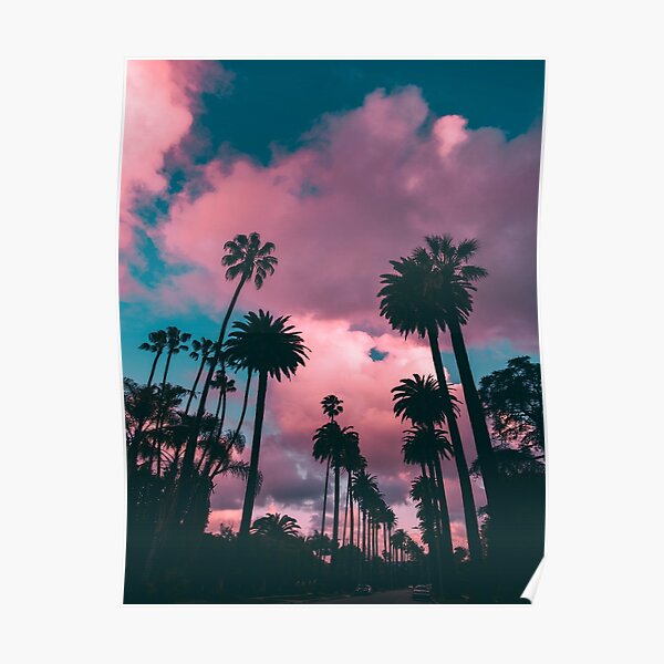 cotton candy skies  Poster