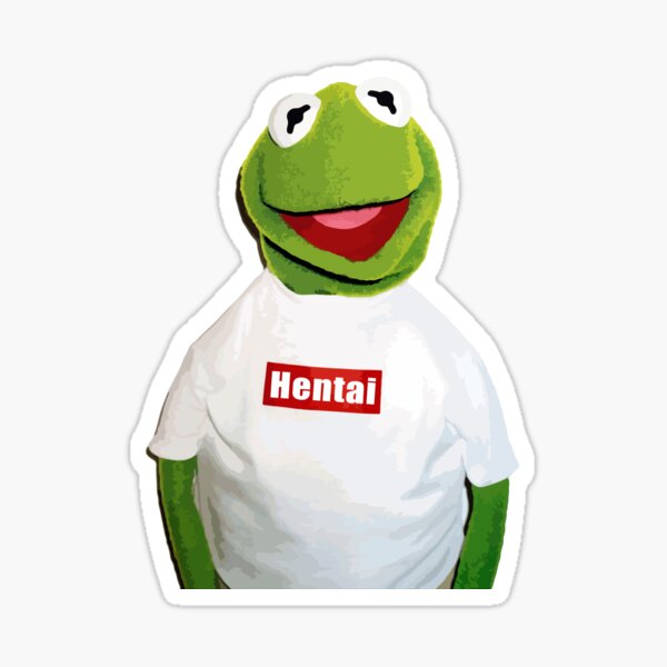 kermit the frog wearing supreme shirt