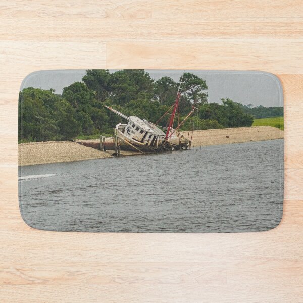 Item preview, Recked fishing boat designed and sold by KensLensDesigns.