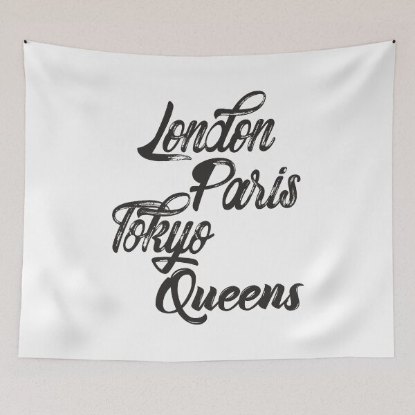 Item preview, Queens London Paris Tokyo New York Raised Me designed and sold by QueensNewYork.