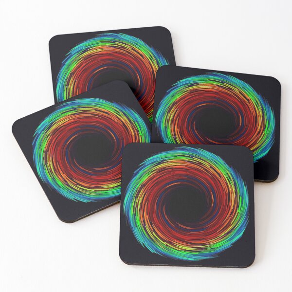 Item preview, Rainbow Black Hole Vortex designed and sold by Dator-Abstracts.