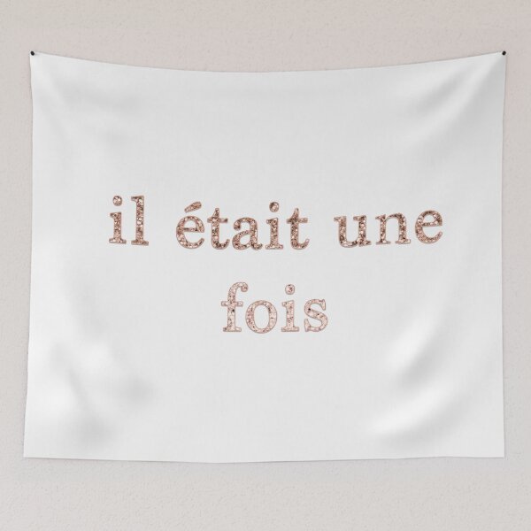Item preview,  Il était une fois - french quote designed and sold by RoseAesthetic.