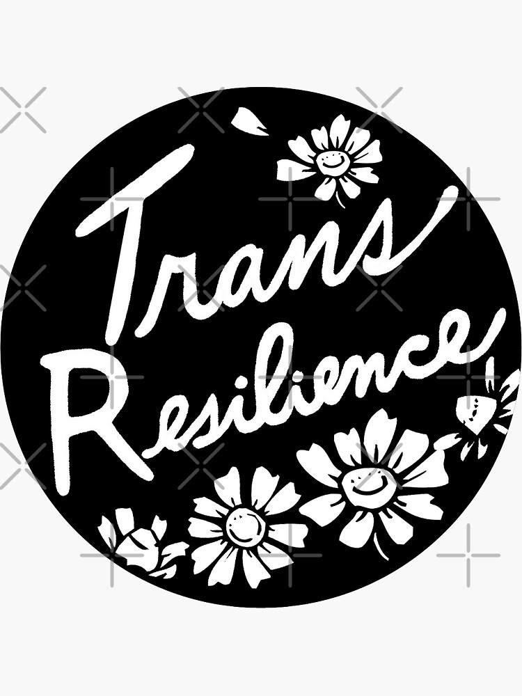 trans resilience | floral chamomile illustration by craftordiy