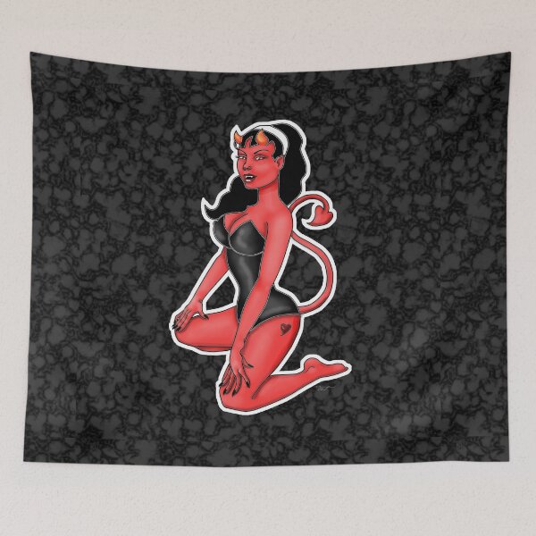 Item preview, Naughty Lil Red Devil, After Dark designed and sold by artistdiat.