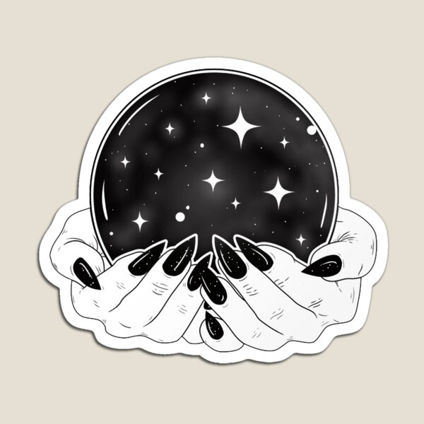 Crystal Ball - Witch Hands Magnet
