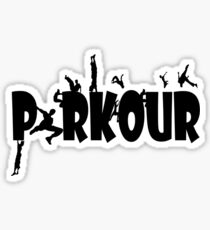 Parkour geek funny nerd Sticker