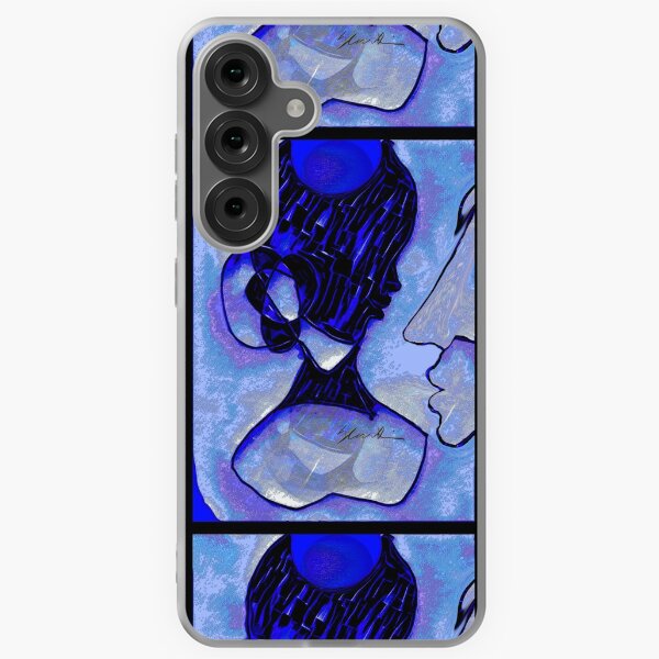 Perfume Botticelli in Black and Blue Samsung Galaxy Soft Case