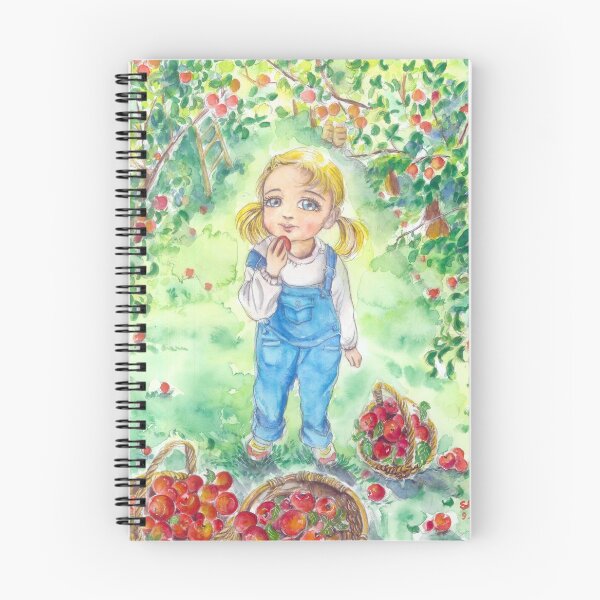 Item preview, Apple picking designed and sold by sillysallymoon.