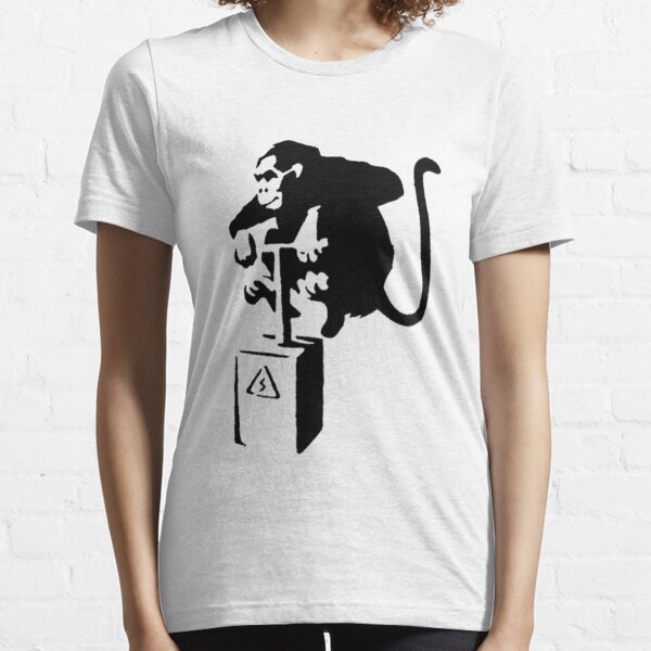 Monkey Detonate Stencil Essential T-Shirt