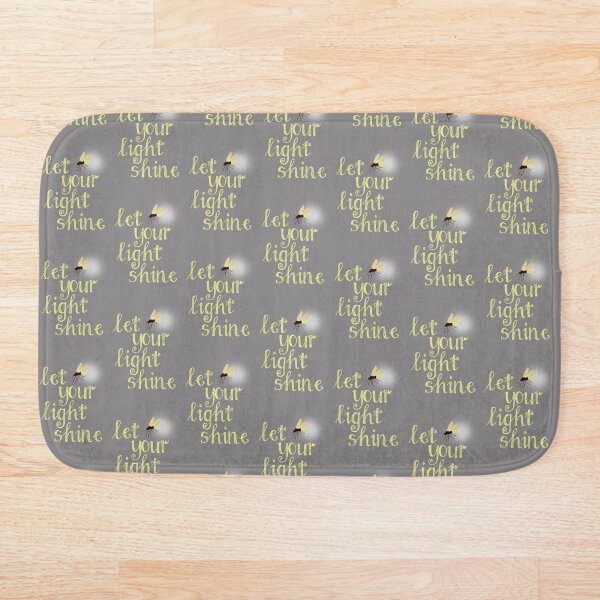 Firefly Encouragement Card and gift Bath Mat