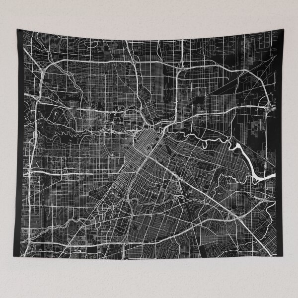 Item preview, Houston TX Map   designed and sold by Kara515.