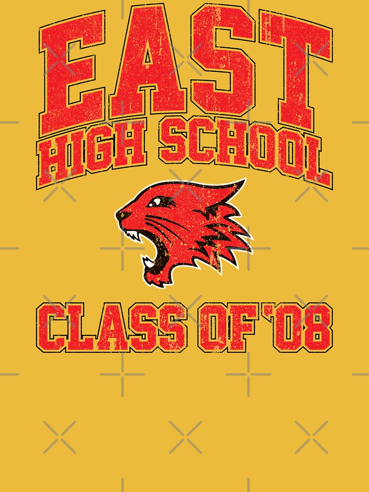 huckblade East High School Class of 08 (Variant) Baseball Tee