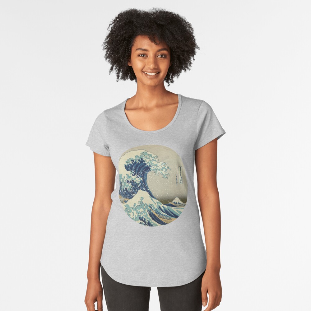 Aperçu de l'œuvre T-shirt premium échancré créée et vendue par monsterplanet.
