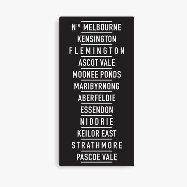 Item preview, Melbourne Train Scroll designed and sold by smnt.
