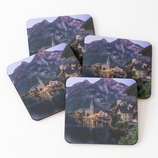 Item preview, Morning light over Hallstatt designed and sold by aaronchoi.