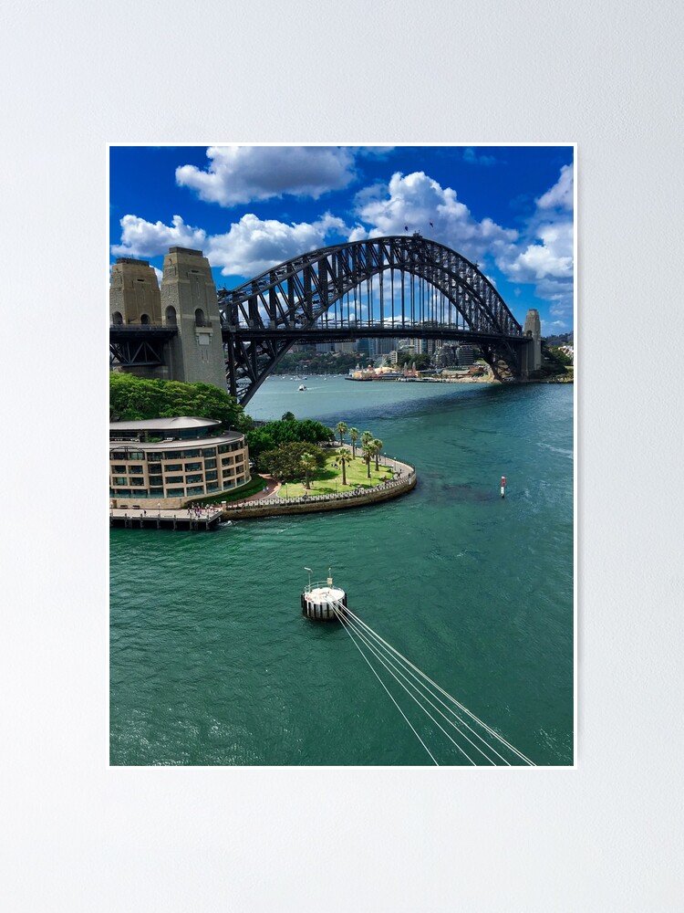 Sydney Harbour Bridge Poster By Urbanfragments Redbubble