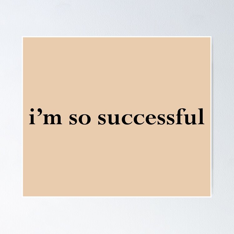 i'm so successful (light) Sticker