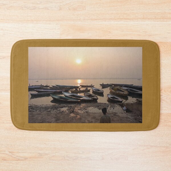 Item preview, India - Ganges River - glistening sun designed and sold by renprovo.