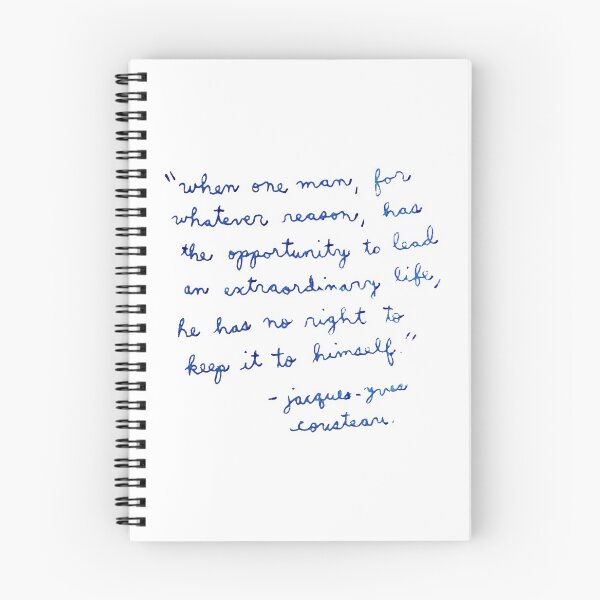 Item preview, Jacques Cousteau quote from Rushmore designed and sold by Cuttintees.