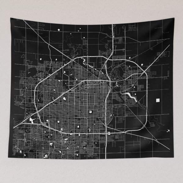 Item preview, Lubbock Map  designed and sold by Kara515.