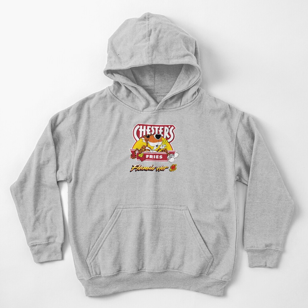 Chester's Flamin Hot Fries Kids Pullover Hoodie