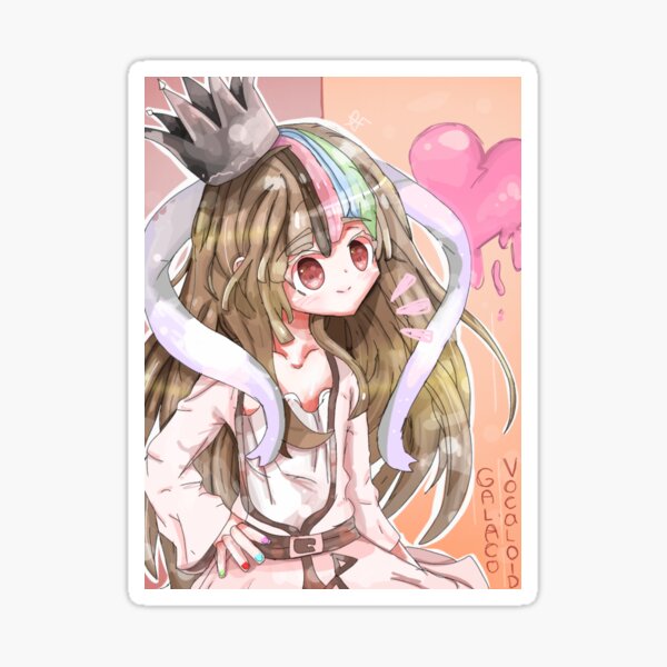 Vocaloid Galaco artwork by Kibo-Kibo Sticker