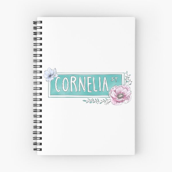 Item preview, Watercolor Floral Cornelia Street Sign | NYC Palette designed and sold by alfrescotree.