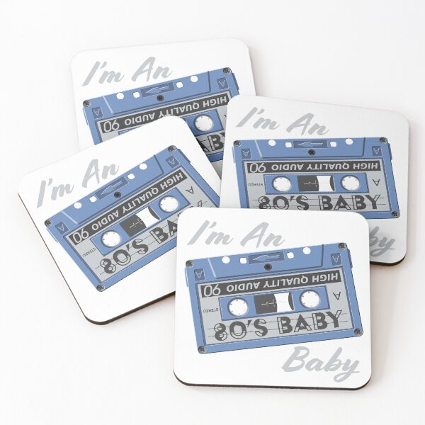 Item preview, I'm An 80's Baby, Baby! 1980s Retro Vintage Graphic! designed and sold by damanarora.