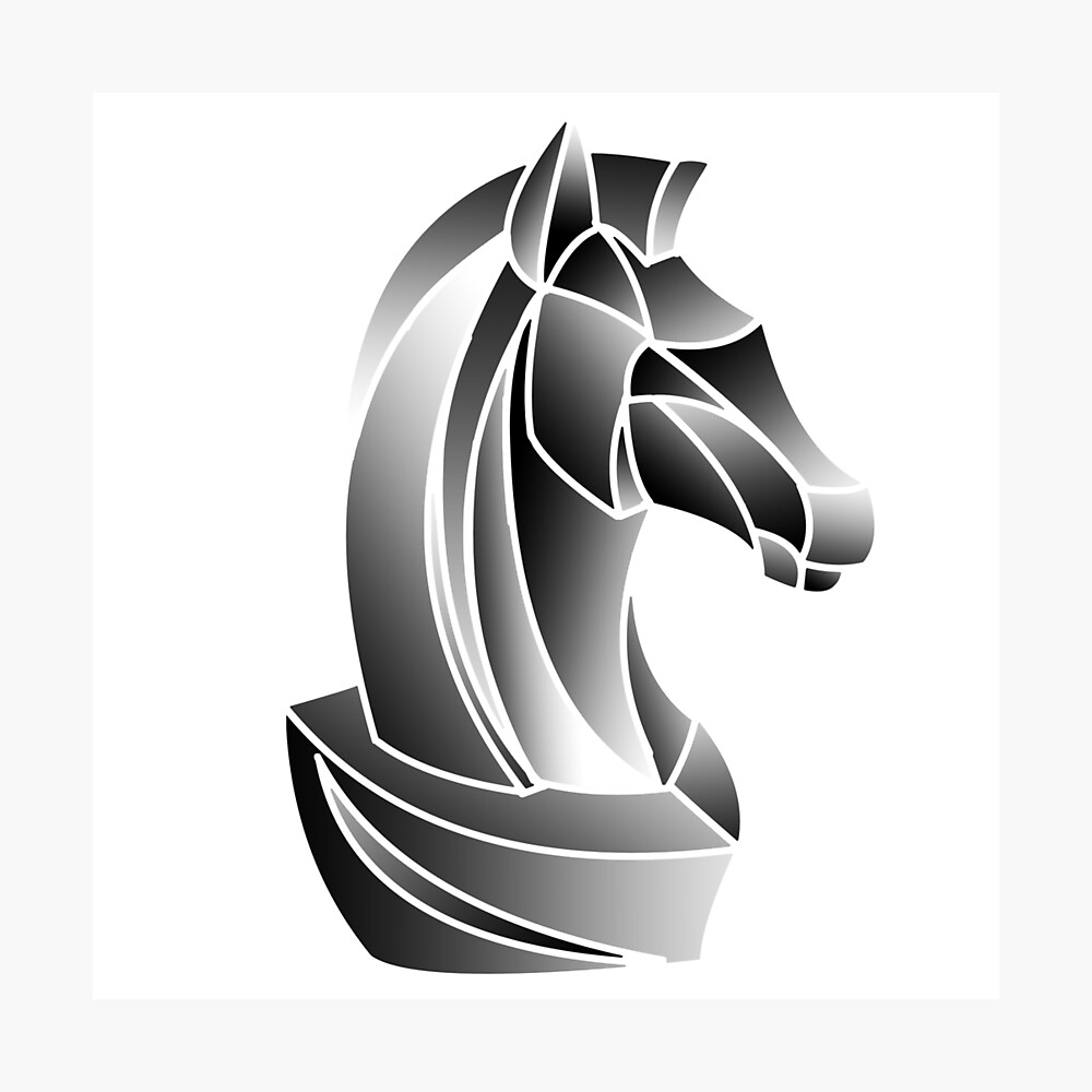 Horse Outlined Chess Piece Vector SVG Icon - SVG Repo