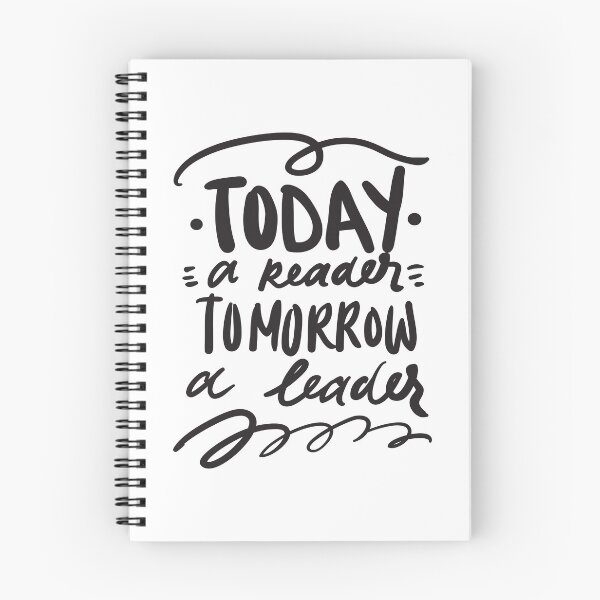 Item preview, Today A Reader Tomorrow A Leader Inspirational Quotes designed and sold by ProjectX23.