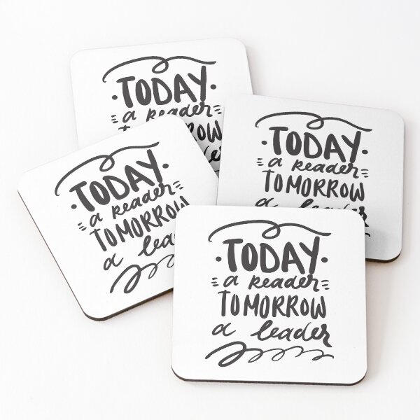 Item preview, Today A Reader Tomorrow A Leader Inspirational Quotes designed and sold by ProjectX23.
